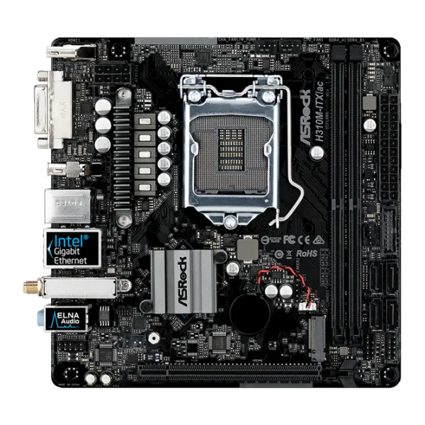 Placă de bază ASRock H310M-ITX/AC Gaming/ Mini-ITX/ Intel H310 photo 1