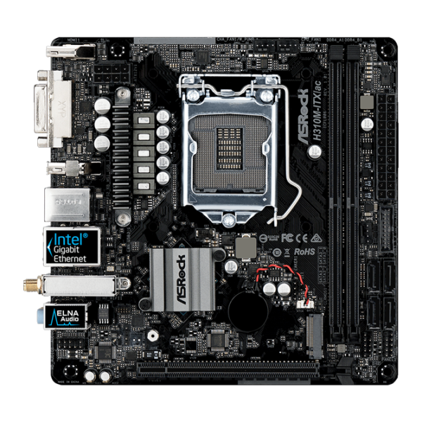 Placă de bază ASRock H310M-ITX/AC Gaming/ Mini-ITX/ Intel H310 photo 1
