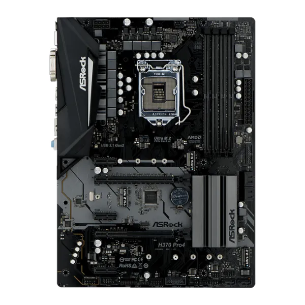 Placă de bază ASRock H370 PRO4 Gaming/ ATX/ Intel H370 photo 1