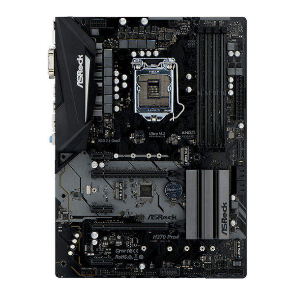 Placă de bază ASRock H370 PRO4 Gaming/ ATX/ Intel H370 photo 1
