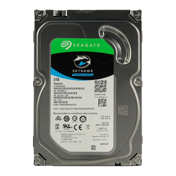 HDD Seagate SkyHawk Surveillance 2 TB ST2000VX008/ Silver photo 1