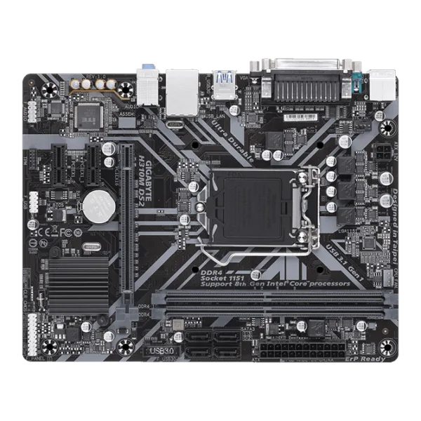 Placă de bază Gigabyte H310M DS2 1.0 Gaming/ mATX/ Intel H310 photo 1 Placă de bază Gigabyte H310M DS2 1.0 Gaming/ mATX/ Intel H310 photo 1