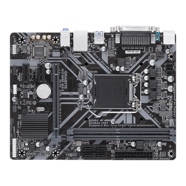 Placă de bază Gigabyte H310M DS2 1.0 Gaming/ mATX/ Intel H310 photo 1 Placă de bază Gigabyte H310M DS2 1.0 Gaming/ mATX/ Intel H310 photo 1