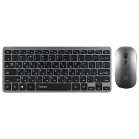 Tastatură Qumo Paragon Fără fir/ Silver