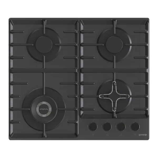 Plită încorporabilă pe gaz Gorenje GTW 641 SYB Black photo 1