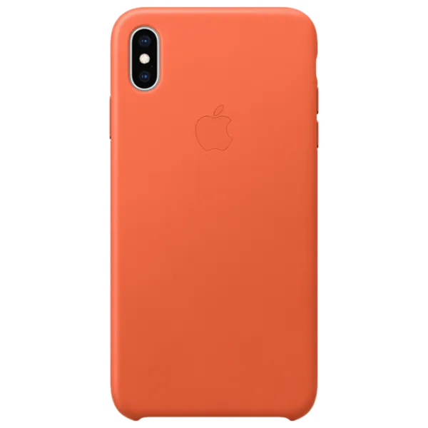Чехол для смартфона Apple iPhone XS Max Apple/ Back/ Кожа/ Sunset Оранжевый photo 1