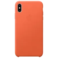 Husă pentru smartphone Apple iPhone XS Max Apple/ Back/ Piele/ Sunset Orange