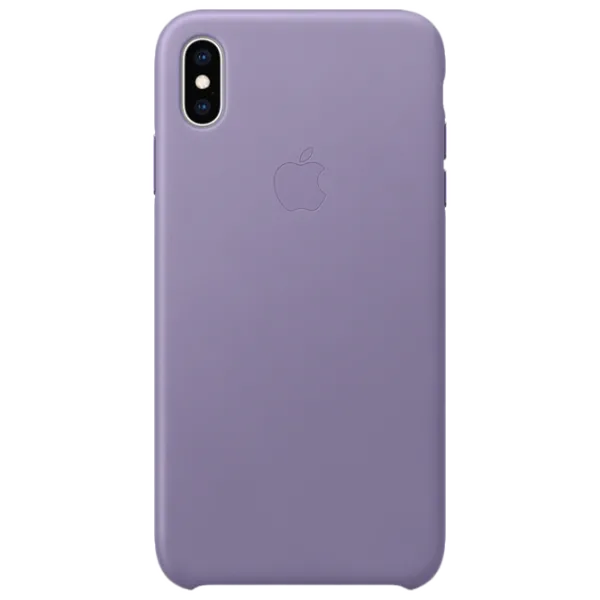 Чехол для смартфона Apple iPhone XS Max Apple/ Back/ Кожа/ Liliac Синий photo 1 Чехол для смартфона Apple iPhone XS Max Apple/ Back/ Кожа/ Liliac Синий photo 1