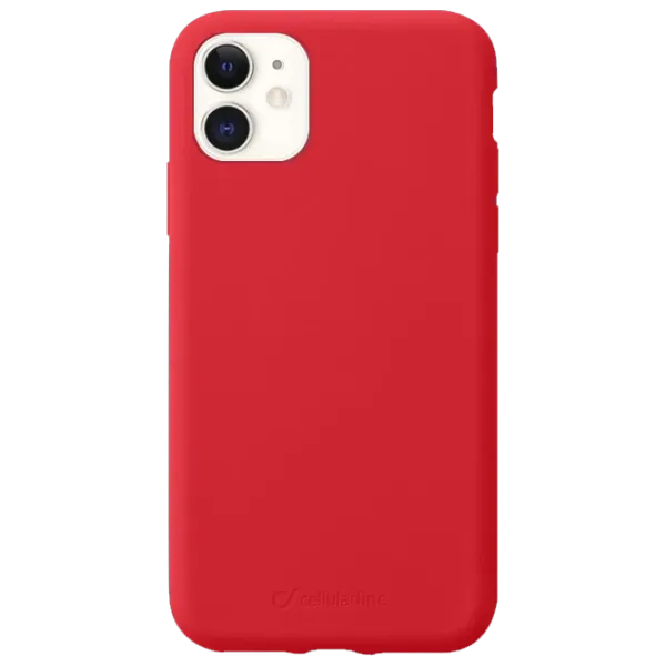 Husă pentru smartphone Apple iPhone 11 Cellularline/ Back/ TPU/ Red photo 1 Husă pentru smartphone Apple iPhone 11 Cellularline/ Back/ TPU/ Red photo 1