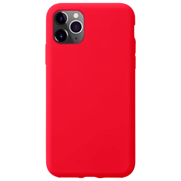 Husă pentru smartphone Apple iPhone 11 Pro Cellularline/ Back/ TPU/ Red photo 1