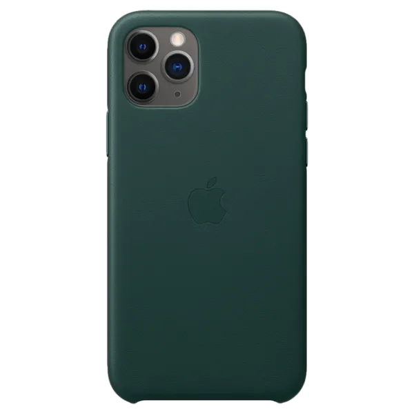 Чехол для смартфона Apple iPhone 11 Pro Apple/ Back/ Кожа/ Forest Зелёный photo 1 Чехол для смартфона Apple iPhone 11 Pro Apple/ Back/ Кожа/ Forest Зелёный photo 1