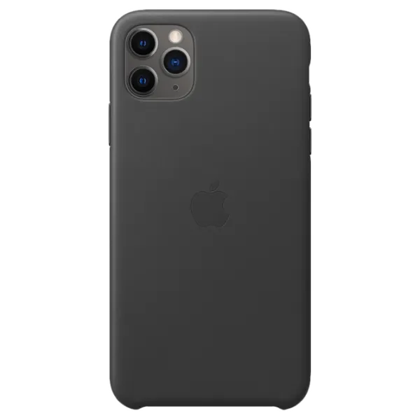 Husă pentru smartphone Apple iPhone 11 Pro Max Apple/ Back/ Piele/ Black photo 1 Husă pentru smartphone Apple iPhone 11 Pro Max Apple/ Back/ Piele/ Black photo 1