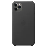 Husă pentru smartphone Apple iPhone 11 Pro Max Apple/ Back/ Piele/ Black