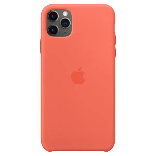 Чехол для смартфона Apple iPhone 11 Pro Max Apple/ Back/ TPU/ Clemantine Оранжевый photo 1 Чехол для смартфона Apple iPhone 11 Pro Max Apple/ Back/ TPU/ Clemantine Оранжевый photo 1