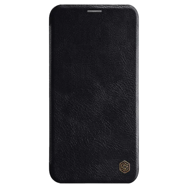 Husa Apple iPhone 11 Pro Max Nillkin Flip Cover/ Leather/ Black photo 1