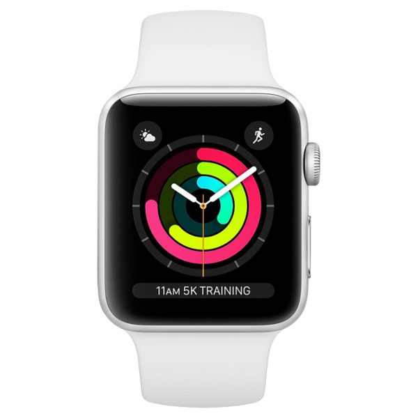 Ceas inteligent Apple Watch Series 3 1.5"/ (MTF22)/ Silver White photo 1