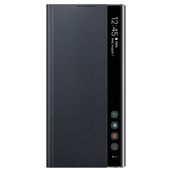 Чехол для смартфона Samsung Galaxy Note 10 Samsung/ Flip Cover View/ PU/ Черный photo 1