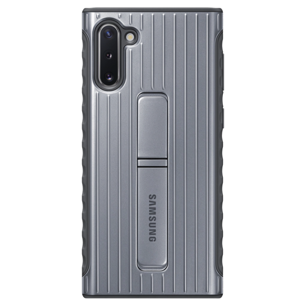Husă pentru smartphone Samsung Galaxy Note 10 Samsung/ Back/ PC/ Silver photo 1