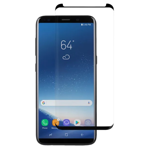 Защитное стекло Moshi Galaxy S9 Plus (G965) Anti Scratch/ Черный photo 1