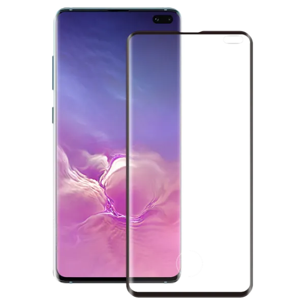 Sticla Protectoare Eiger Galaxy S10 Plus (G975) 0.33 mm/ Anti Dust/ Black photo 1