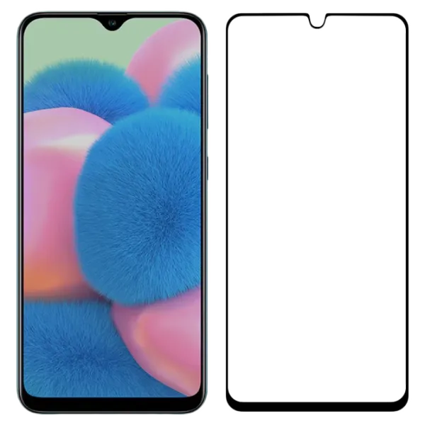 Sticla Protectoare Pick Me Galaxy A30/ A307 Galaxy A30s Samsung 0.33 mm/ Gloss/ Black photo 1
