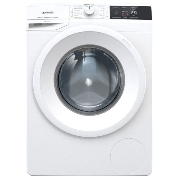 Mașină de spălat Gorenje WEI 72S3 7 kg / 1200 rpm / White photo 1 Mașină de spălat Gorenje WEI 72S3 7 kg / 1200 rpm / White photo 1