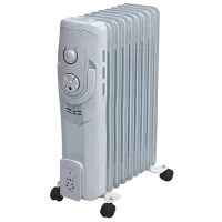 Масляный обогреватель HAUSBERG HB-8910 2000 Вт/ Белый