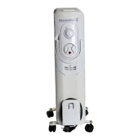 Calorifer electric cu ulei HAUSBERG HB-8920 2500 W/ White