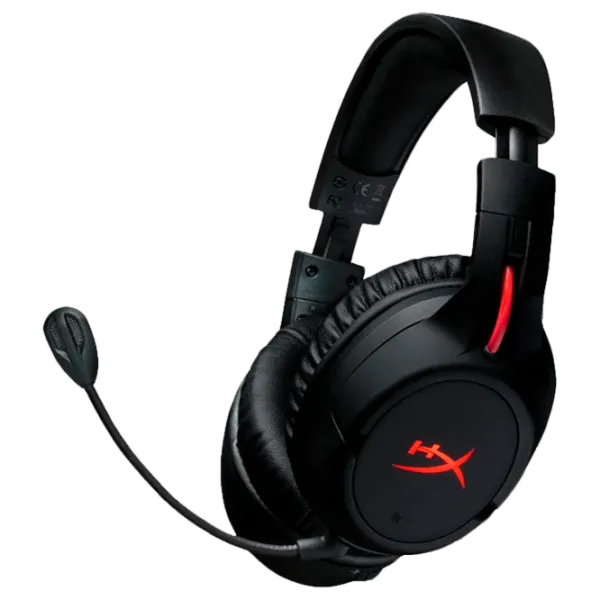 Наушники HyperX Cloud Flight Красный Черный Беспроводные/ Игровой photo 1