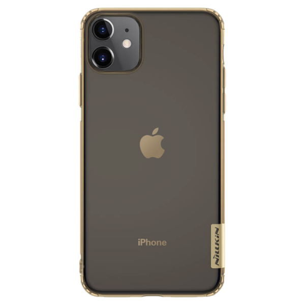 Husă pentru smartphone Apple iPhone 11 Nillkin/ Back/ TPU/ Transparent Brown photo 1