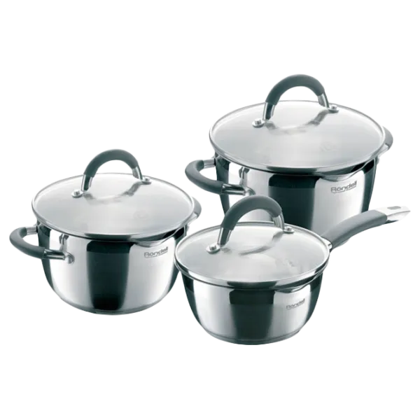 Set de cratițe Rondell RDS-341 5.7 l Oțel inoxidabil/ Silver photo 1 Set de cratițe Rondell RDS-341 5.7 l Oțel inoxidabil/ Silver photo 1