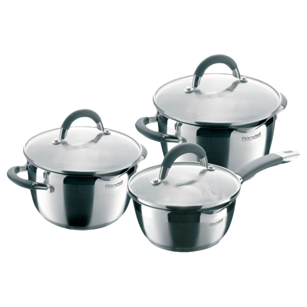 Set de cratițe Rondell RDS-341 5.7 l Oțel inoxidabil/ Silver photo 1 Set de cratițe Rondell RDS-341 5.7 l Oțel inoxidabil/ Silver photo 1