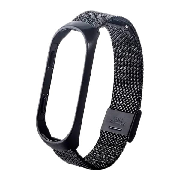 Bratara Mi Band 3/Mi Band 4 Milanese Xiaomi Black Black photo 1