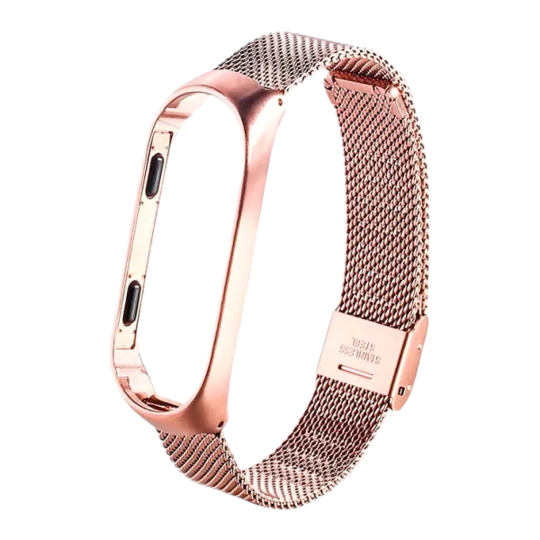 Bratara Mi Band 3/Mi Band 4 Milanese Xiaomi Rose Gold Rose Gold photo 1 Bratara Mi Band 3/Mi Band 4 Milanese Xiaomi Rose Gold Rose Gold photo 1