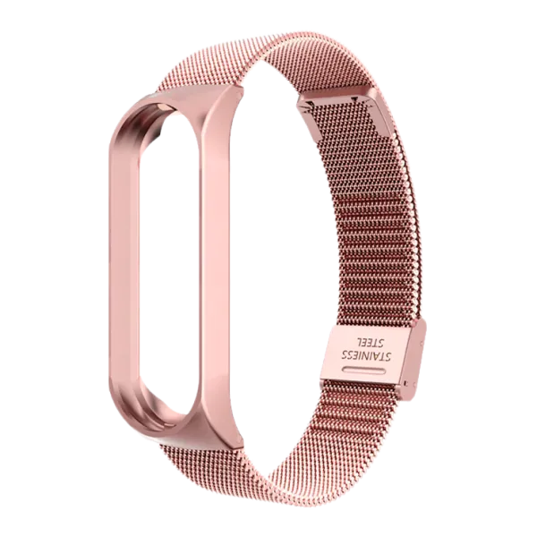 Bratara Mi Band 3/Mi Band 4 Milanese Xiaomi Rose Pink Rose Pink photo 1 Bratara Mi Band 3/Mi Band 4 Milanese Xiaomi Rose Pink Rose Pink photo 1