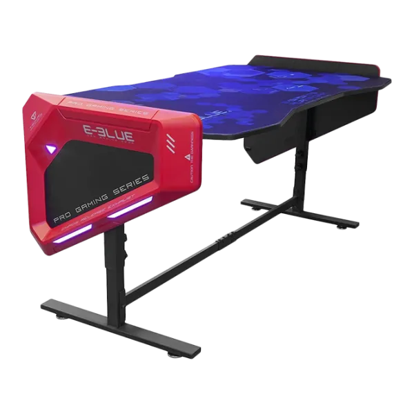 Компьютерный стол E-Blue EGT003 Pro Красный Синий photo 1