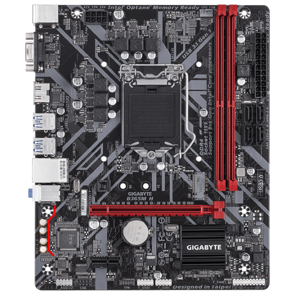 Placă de bază Gigabyte B365M H 1.0 mATX/ Intel B365 photo 1