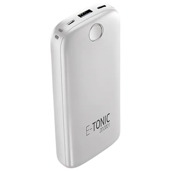 Power Bank Cellularline E-Tonic 20000 мАч/ Белый photo 1 Power Bank Cellularline E-Tonic 20000 мАч/ Белый photo 1