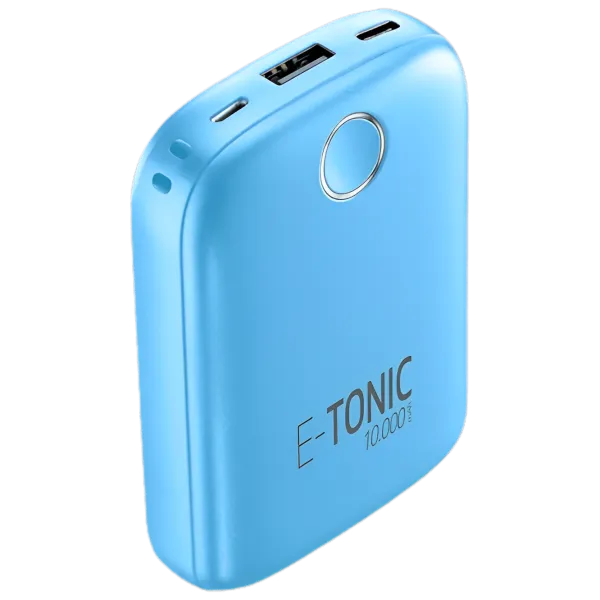 Power Bank Cellularline E-Tonic 10000 mAh/ Blue photo 1 Power Bank Cellularline E-Tonic 10000 mAh/ Blue photo 1