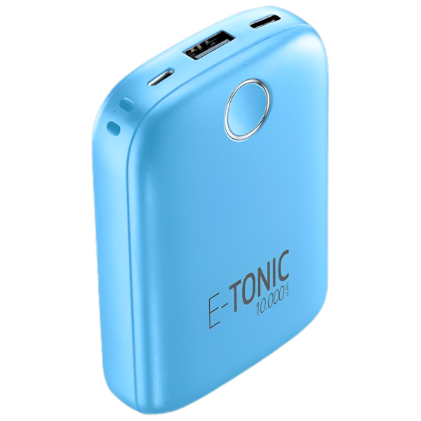 Power Bank Cellularline E-Tonic 10000 mAh/ Blue photo 1 Power Bank Cellularline E-Tonic 10000 mAh/ Blue photo 1