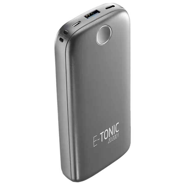 Power Bank Cellularline E-Tonic 20000 mAh/ Black photo 1 Power Bank Cellularline E-Tonic 20000 mAh/ Black photo 1