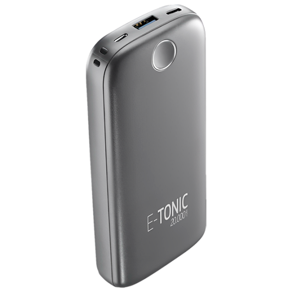 Power Bank Cellularline E-Tonic 20000 mAh/ Black photo 1 Power Bank Cellularline E-Tonic 20000 mAh/ Black photo 1