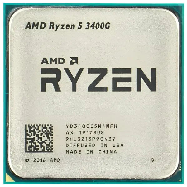 Процессор AMD Ryzen 5 3400G Tray AM4/ 3.70 ГГц - 4.20 ГГц photo 1