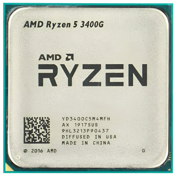 Процессор AMD Ryzen 5 3400G Tray AM4/ 3.70 ГГц - 4.20 ГГц photo 1