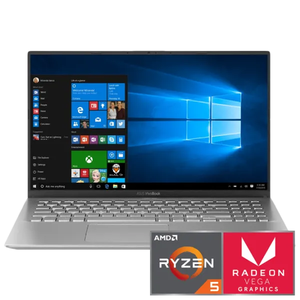 Asus VivoBook X512DA Ryzen 5/ 8 GB/ 256 GB/ VGA Integrată/ Silver photo 1 Asus VivoBook X512DA Ryzen 5/ 8 GB/ 256 GB/ VGA Integrată/ Silver photo 1
