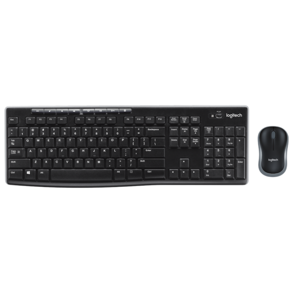 Клавиатура Logitech MK 270 Беспроводные/ Черный photo 1