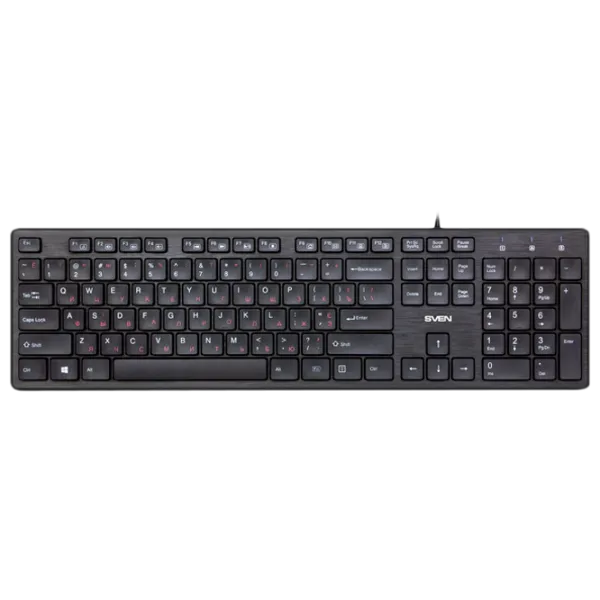 Tastatură Sven KB-E5600H Cu fir / Black photo 1