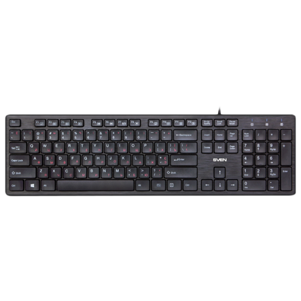Tastatură Sven KB-E5600H Cu fir / Black photo 1