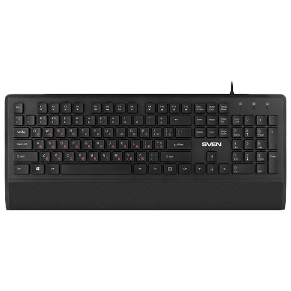 Tastatură Sven KB-E5500 Cu fir/ Black photo 1