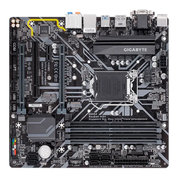 Материнская плата Gigabyte B365M D3H Игровая/ Micro-ATX/ Intel B365 Express photo 1
